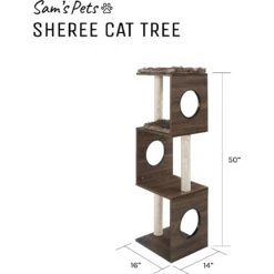 Sam's Pets Sheree Cat Tree 19 Sam's Pets Sheree Cat Tree -Trixie || Catit || Nature's Miracle Shop 261894 PT8. AC SS1800 V1635014812