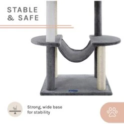 Sam's Pets Submarine 60-in Gray Hard Box Cat Tree, Gray -Trixie || Catit || Nature's Miracle Shop 261902 PT5. AC SS1800 V1635016915