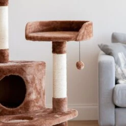 IRIS USA 47-in Plush Cat Tree -Trixie || Catit || Nature's Miracle Shop 261920 PT2. AC SS1800 V1628664078