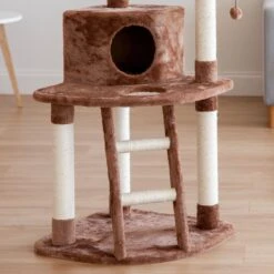 IRIS USA 47-in Plush Cat Tree -Trixie || Catit || Nature's Miracle Shop 261920 PT5. AC SS1800 V1628664393