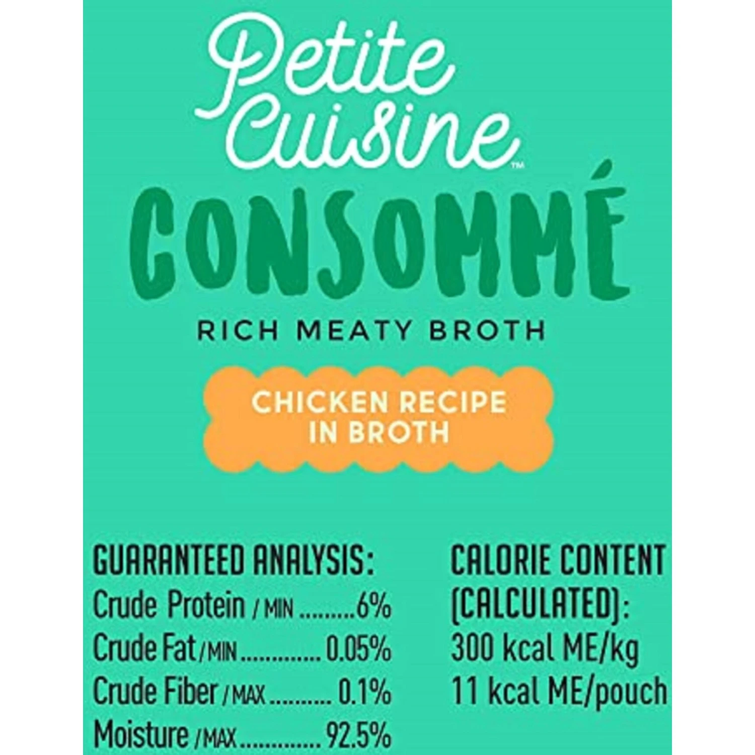 Petite Cuisine Consommé Chicken Recipe In Broth Grain-Free Lickable Cat Treats, 1.3-oz Pouch, Case Of 12 8 Petite Cuisine Consommé Chicken Recipe In Broth Grain-Free Lickable Cat Treats, 1.3-oz Pouch, Case Of 12 - Image 6