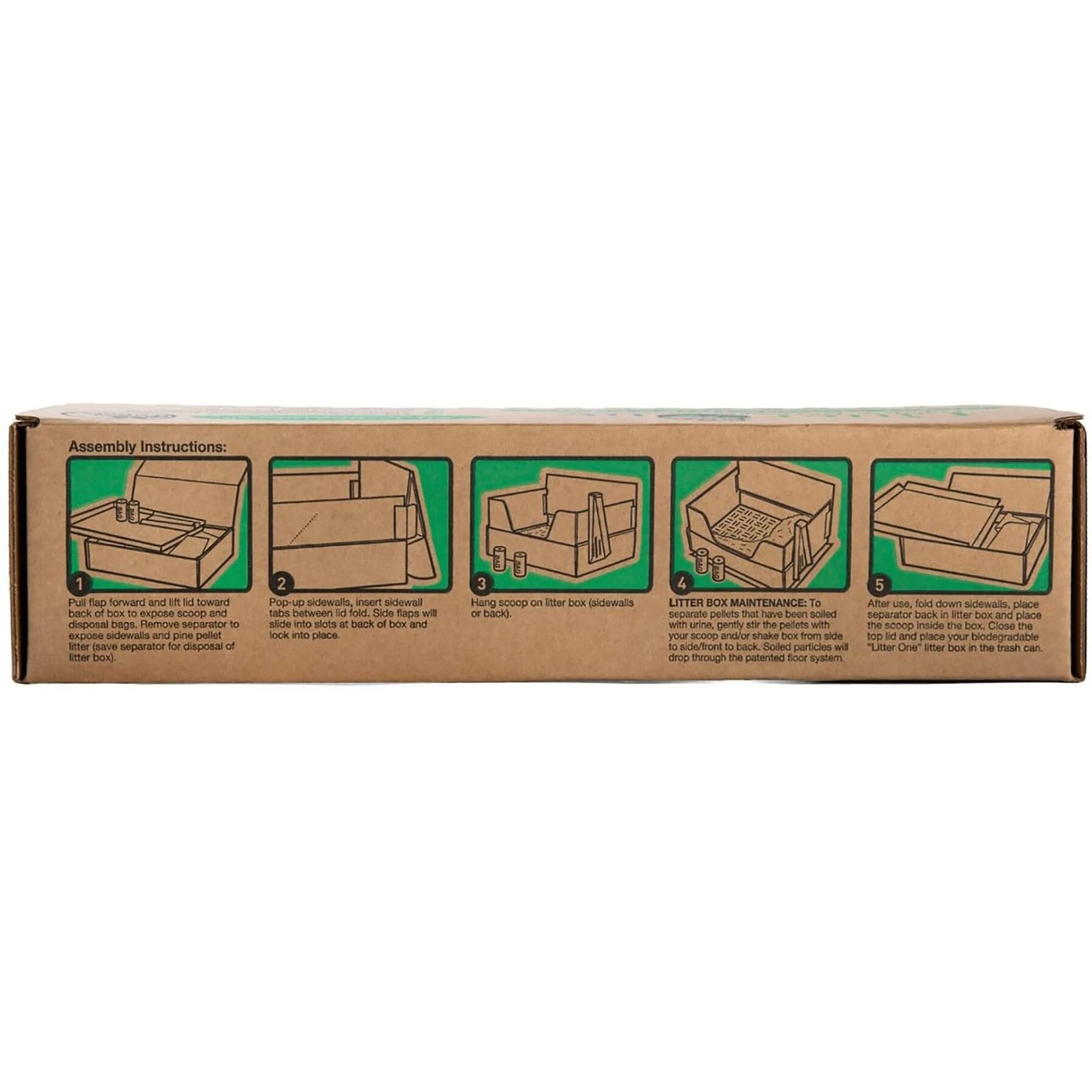 Litter One Biodegradable Disposable Cat Litter Box Kit 8 Litter One Biodegradable Disposable Cat Litter Box Kit - Image 6