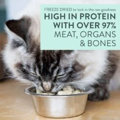 The New Zealand Natural Pet Food Co. Meow Beef & Hoki Grain-Free Freeze-Dried Cat Treats, 1.76-oz Bag -Trixie || Catit || Nature's Miracle Shop 263609 PT3. AC SS1800 V1608264743