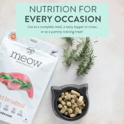 The New Zealand Natural Pet Food Co. Meow Wild Brushtail Grain-Free Freeze-Dried Cat Treats, 1.76-oz Bag 7 The New Zealand Natural Pet Food Co. Meow Wild Brushtail Grain-Free Freeze-Dried Cat Treats, 1.76-oz Bag -Trixie || Catit || Nature's Miracle Shop 263615 PT2. AC SS1800 V1608265048