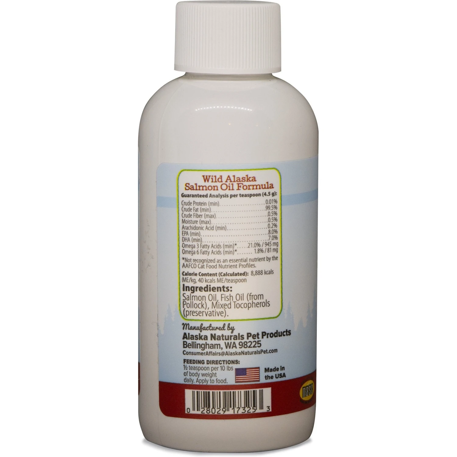 Alaska Naturals Wild Alaskan Salmon Oil Formula Cat Supplement 4 Alaska Naturals Wild Alaskan Salmon Oil Formula Cat Supplement - Image 2