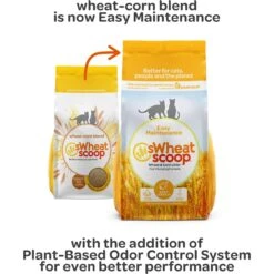 SWheat Scoop Easy Maintenance Clumping Wheat-Corn Cat Litter 15 SWheat Scoop Easy Maintenance Clumping Wheat-Corn Cat Litter -Trixie || Catit || Nature's Miracle Shop 264463 PT4. AC SS1800 V1667520085