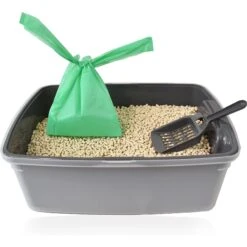 Doggie Walk Bags Unscented Tie Handle Cat Litter Bags, Green, 140 Count 9 Doggie Walk Bags Unscented Tie Handle Cat Litter Bags, Green, 140 Count -Trixie || Catit || Nature's Miracle Shop 264719 PT5. AC SS1800 V1610755834