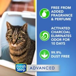 Fresh Step Advanced Simply Unscented Clumping Clay Cat Litter, 18.5-lb Box 13 Fresh Step Advanced Simply Unscented Clumping Clay Cat Litter, 18.5-lb Box -Trixie || Catit || Nature's Miracle Shop 266344 PT2. AC SS1800 V1694465218