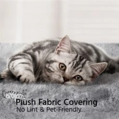 Yaheetech 58-in Plush Cat Tree & Condo, Light Gray -Trixie || Catit || Nature's Miracle Shop 266562 PT4. AC SS1800 V1669908526