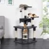Yaheetech 47.5-in Plush Cat Tree & Condo