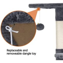 Yaheetech 47.5-in Plush Cat Tree & Condo 14 Yaheetech 47.5-in Plush Cat Tree & Condo -Trixie || Catit || Nature's Miracle Shop 266564 PT3. AC SS1800 V1619808432