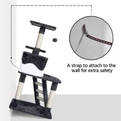 Yaheetech 47.5-in Plush Cat Tree & Condo 15 Yaheetech 47.5-in Plush Cat Tree & Condo -Trixie || Catit || Nature's Miracle Shop 266564 PT4. AC SS1800 V1619808420