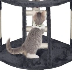 Yaheetech 47.5-in Plush Cat Tree & Condo 19 Yaheetech 47.5-in Plush Cat Tree & Condo -Trixie || Catit || Nature's Miracle Shop 266564 PT8. AC SS1800 V1619808733
