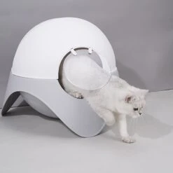 ZEZE Space Capsule Cat Litter Box -Trixie || Catit || Nature's Miracle Shop 266611 PT3. AC SS1800 V1632890525