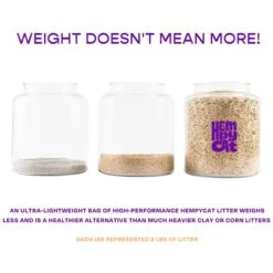 HempAlta Unscented Non-Clumping Hemp Cat Litter, 2.2-lb Bag -Trixie || Catit || Nature's Miracle Shop 266727 PT4. AC SS1800 V1677162272