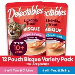 Hartz Delectables Senior Bisque Lickable Cat Treats Variety Pack -Trixie || Catit || Nature's Miracle Shop 267333 PT3. AC SS1800 V1665780621