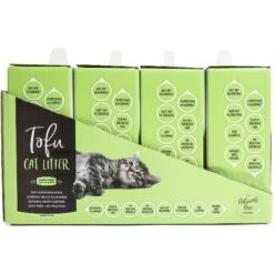Natural Paw Unscented Tofu Cat Litter, 4.5-lb Bag, Case Of 4 12 Natural Paw Unscented Tofu Cat Litter, 4.5-lb Bag, Case Of 4 -Trixie || Catit || Nature's Miracle Shop 267412 PT3. AC SS1800 V1628185869