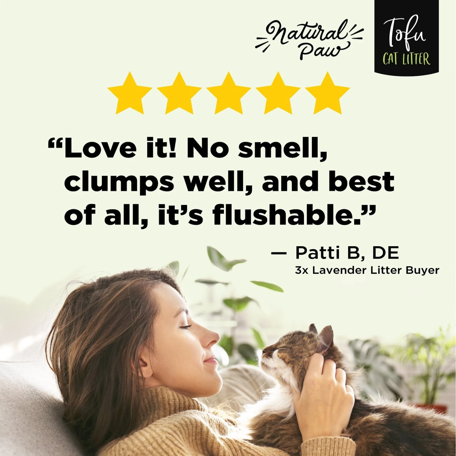 Natural Paw Unscented Tofu Cat Litter, 4.5-lb Bag, Case Of 4 8 Natural Paw Unscented Tofu Cat Litter, 4.5-lb Bag, Case Of 4 - Image 6