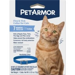PetArmor Flea & Tick Cat Collar, 7-mos. Supply, 1 Count