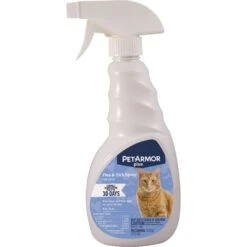 PetArmor Plus Flea & Tick Spray For Cats, 16-oz Bottle