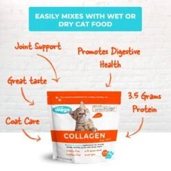 Totally Wags Collagen Cat Supplement, 4.2-oz Bag -Trixie || Catit || Nature's Miracle Shop 272186 PT3. AC SS1800 V1613176054