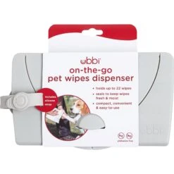 Ubbi® Ubbi On-The-Go Dog & Cat Wipes Dispenser -Trixie || Catit || Nature's Miracle Shop 279128 PT2. AC SS1800 V1615510589
