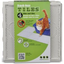 Van Ness Trackless Cat Litter Mat Tiles -Trixie || Catit || Nature's Miracle Shop 280408 PT2. AC SS1800 V1615932455
