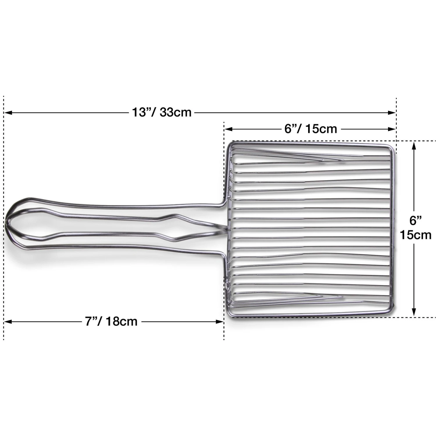 Van Ness Stainless Steel Cat Litter Scoop 6 Van Ness Stainless Steel Cat Litter Scoop - Image 4