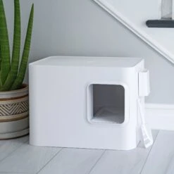 Meowy Studio Loo Enclosed Cat Litter Box Concealment