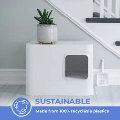 Meowy Studio Loo Enclosed Cat Litter Box Concealment 17 Meowy Studio Loo Enclosed Cat Litter Box Concealment -Trixie || Catit || Nature's Miracle Shop 280430 PT6. AC SS1800 V1623358122