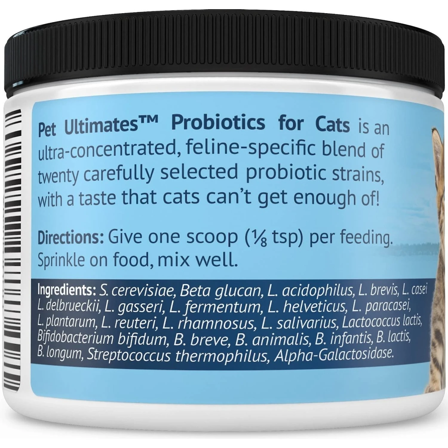 Pet Ultimates Probiotics Cat Supplement, 1.55-oz Jar 4 Pet Ultimates Probiotics Cat Supplement, 1.55-oz Jar - Image 2