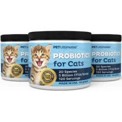 Pet Ultimates Probiotics Cat Supplement, 1.55-oz Jar 13 Pet Ultimates Probiotics Cat Supplement, 1.55-oz Jar -Trixie || Catit || Nature's Miracle Shop 280761 PT5. AC SS1800 V1616164296