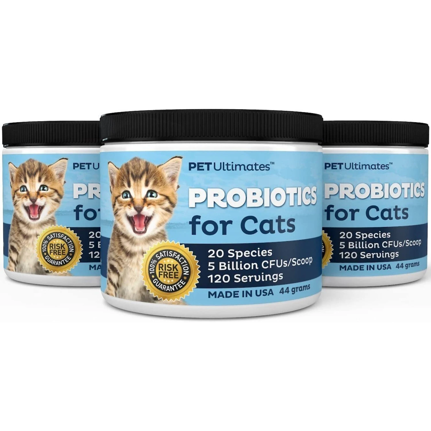 Pet Ultimates Probiotics Cat Supplement, 1.55-oz Jar 8 Pet Ultimates Probiotics Cat Supplement, 1.55-oz Jar - Image 6