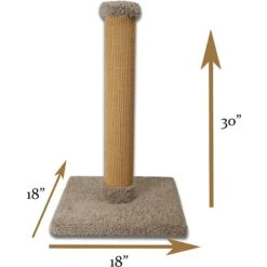 Royal Cat Boutique 30-in Sisal Cat Scratching Post, Neutral -Trixie || Catit || Nature's Miracle Shop 284910 PT3. AC SS1800 V1628562973