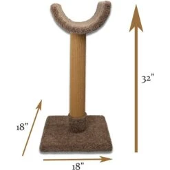 Royal Cat Boutique 32-in Cat Scratching Post, Neutral 11 Royal Cat Boutique 32-in Cat Scratching Post, Neutral -Trixie || Catit || Nature's Miracle Shop 284932 PT3. AC SS1800 V1635976321