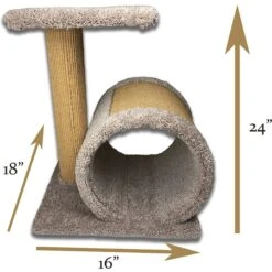 Royal Cat Boutique Hiding Tunnel Cat Toy, Neutral 10 Royal Cat Boutique Hiding Tunnel Cat Toy, Neutral -Trixie || Catit || Nature's Miracle Shop 284999 PT3. AC SS1800 V1628561173