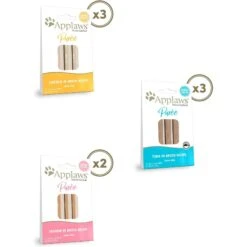 Applaws Puree Variety Pack Grain-Free Lickable Cat Treats, 8 Count, 0.25oz Pouch, Case Of 10 -Trixie || Catit || Nature's Miracle Shop 286477 PT2. AC SS1800 V1658157016