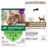 Advantage II Flea Spot Treatment For Cats, Over 9 Lbs & Elanco Dewormer For Tapeworms For Cats -Trixie || Catit || Nature's Miracle Shop 292566 MAIN. AC SS1800 V1651601191