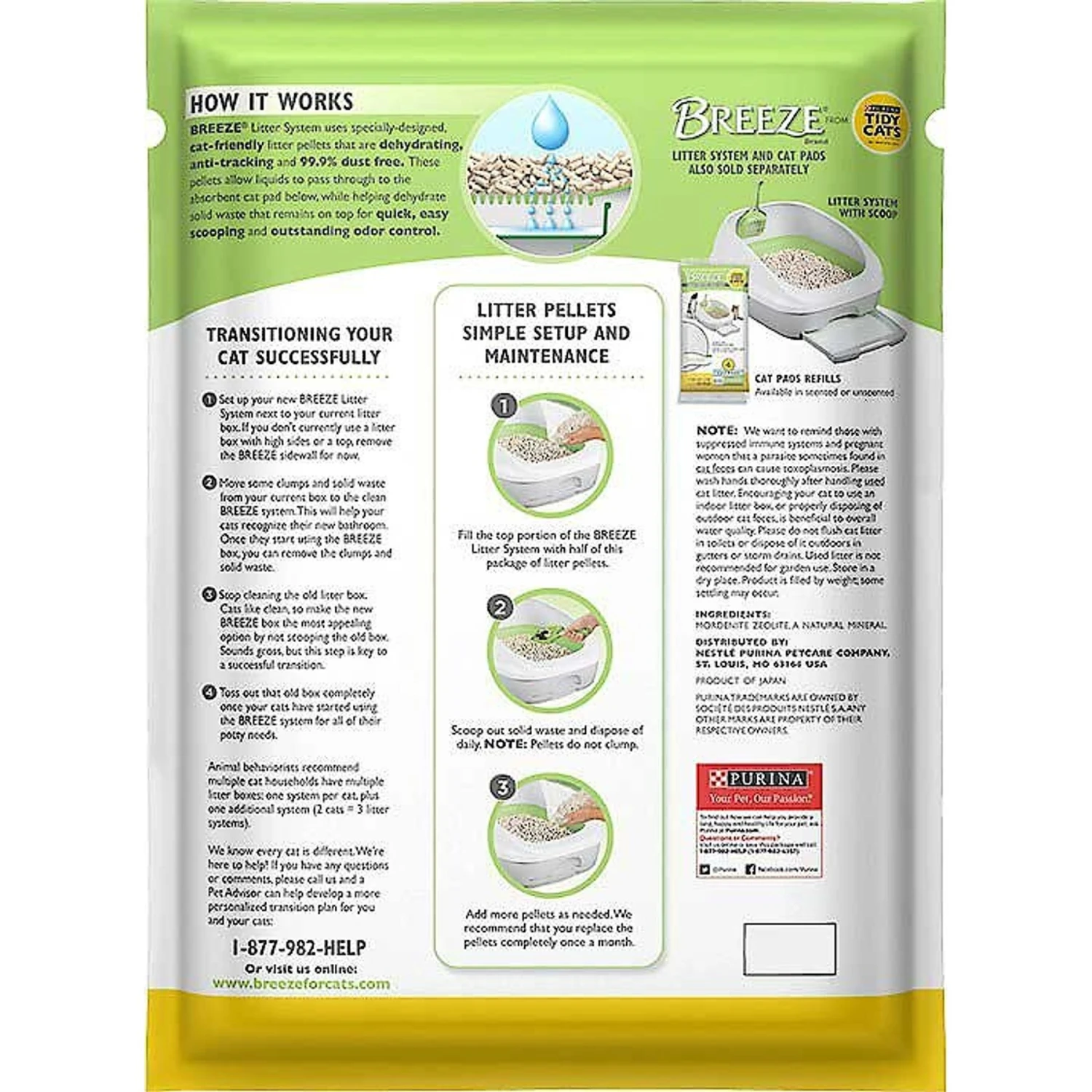 Purina Pro Plan Veterinary Diets FortiFlora Powder Digestive Supplement For Cats & Tidy Cats Breeze Cat Litter Pellets Refill 7 Purina Pro Plan Veterinary Diets FortiFlora Powder Digestive Supplement For Cats & Tidy Cats Breeze Cat Litter Pellets Refill - Image 5