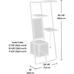 Sauder Baxter Cat Ladder, Misted Elm 7 Sauder Baxter Cat Ladder, Misted Elm -Trixie || Catit || Nature's Miracle Shop 294887 PT1. AC SS1800 V1633022242