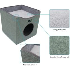 Jespet Foldable Cat Condo Bed -Trixie || Catit || Nature's Miracle Shop 296189 PT2. AC SS1800 V1620223072