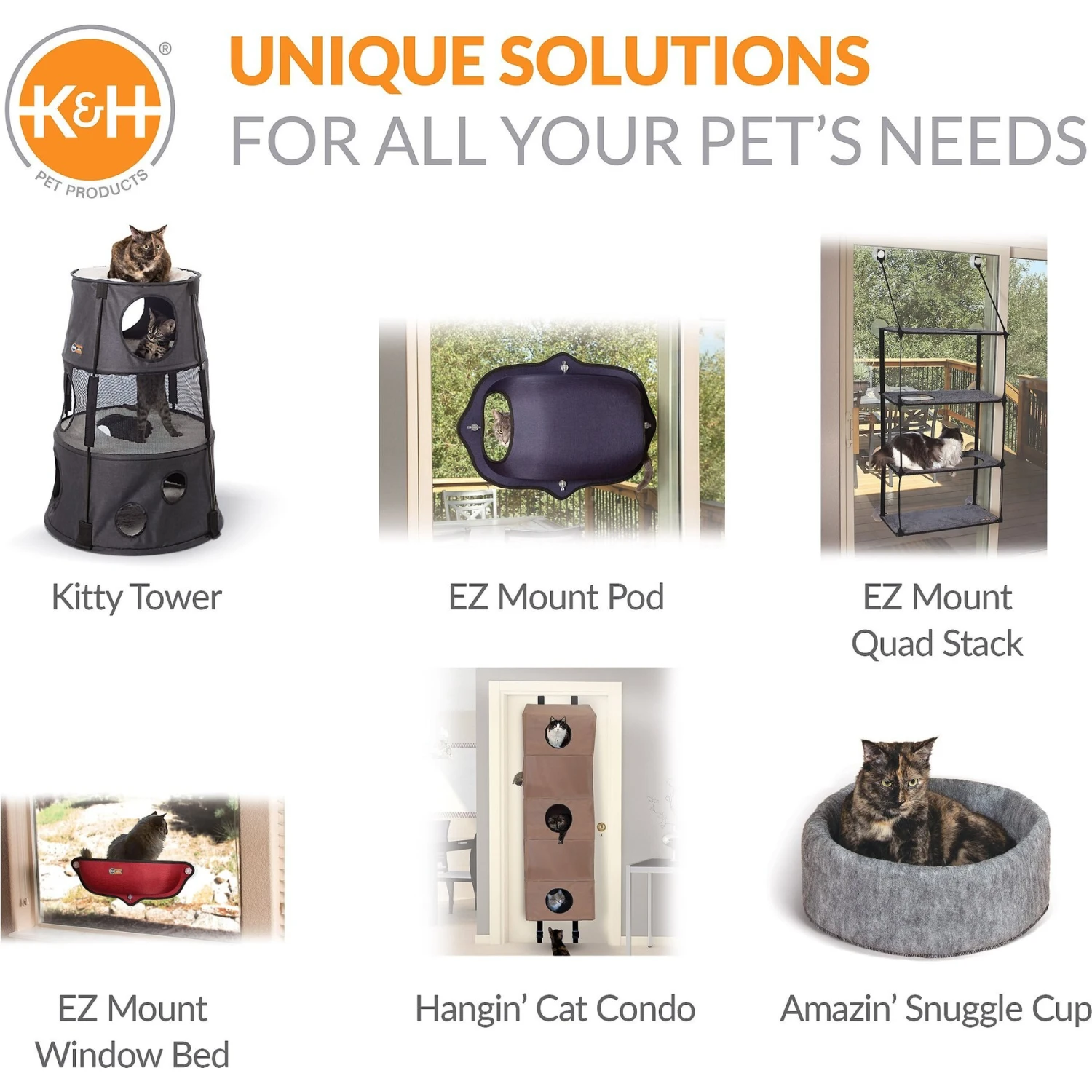 K&H Pet Products EZ Mount Quad Stack Cat Furniture 10 K&H Pet Products EZ Mount Quad Stack Cat Furniture - Image 8