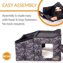 K&H Pet Products Heated Two-Story Kitty House -Trixie || Catit || Nature's Miracle Shop 296500 PT4. AC SS1800 V1627941418