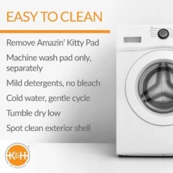 K&H Pet Products EZ Mount Bubble Pod Cat Window Perch -Trixie || Catit || Nature's Miracle Shop 296522 PT5. AC SS1800 V1628201209