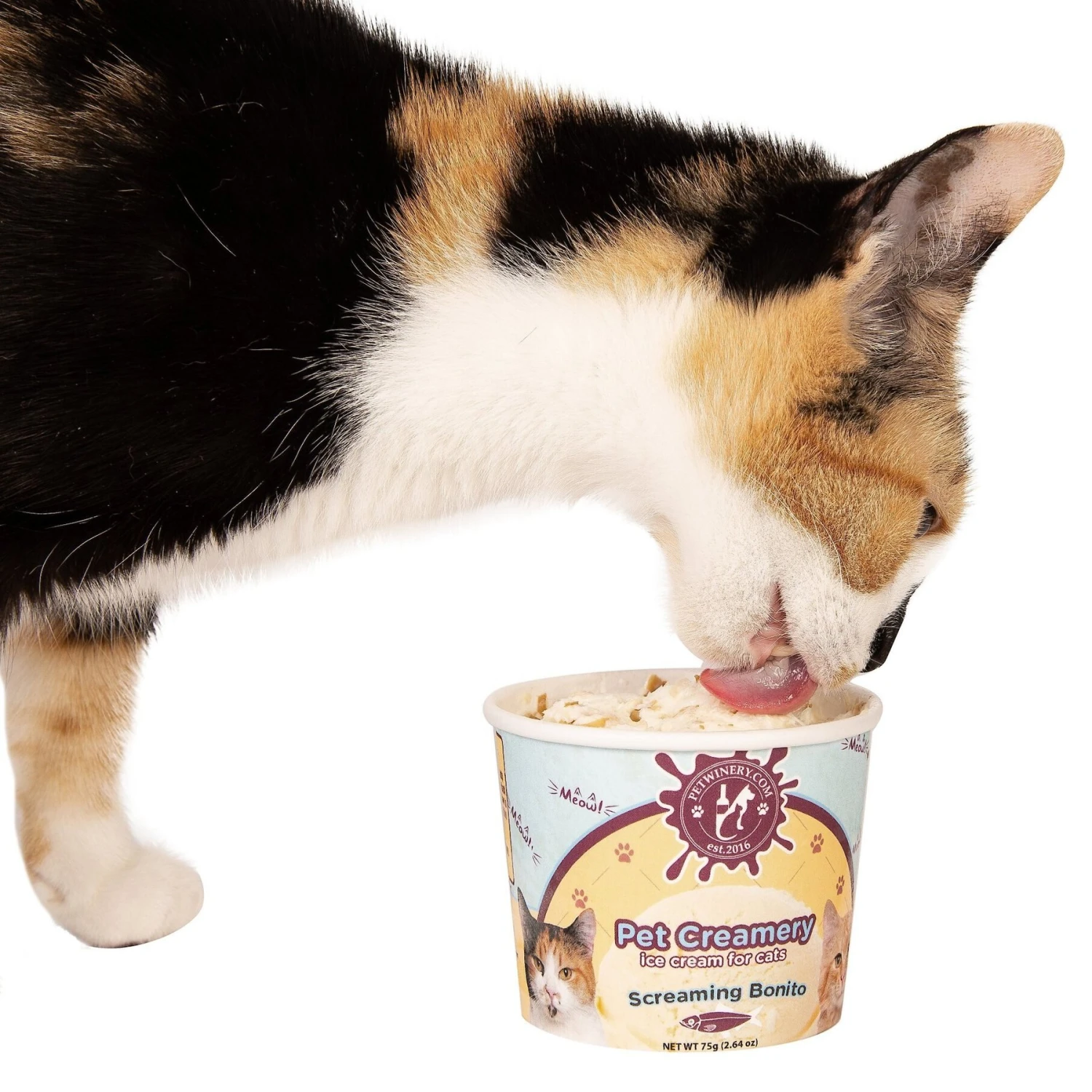 Pet Winery Pet Creamery Screaming Bonito Cat Lickable Treat, 2.64-oz Container 7 Pet Winery Pet Creamery Screaming Bonito Cat Lickable Treat, 2.64-oz Container - Image 5