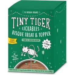 Tiny Tiger Lickables, Senior Formula, Tuna & Chicken Recipe, Bisque Cat Treat & Topper 15 Tiny Tiger Lickables, Senior Formula, Tuna & Chicken Recipe, Bisque Cat Treat & Topper -Trixie || Catit || Nature's Miracle Shop 299260 PT5. AC SS1800 V1696445794