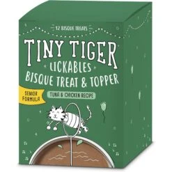 Tiny Tiger Lickables, Senior Formula, Tuna & Chicken Recipe, Bisque Cat Treat & Topper 17 Tiny Tiger Lickables, Senior Formula, Tuna & Chicken Recipe, Bisque Cat Treat & Topper -Trixie || Catit || Nature's Miracle Shop 299260 PT8. AC SS1800 V1634912202