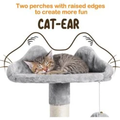 Yaheetech 70-in Cat Tree Condo 14 Yaheetech 70-in Cat Tree Condo -Trixie || Catit || Nature's Miracle Shop 306497 PT3. AC SS1800 V1661274563