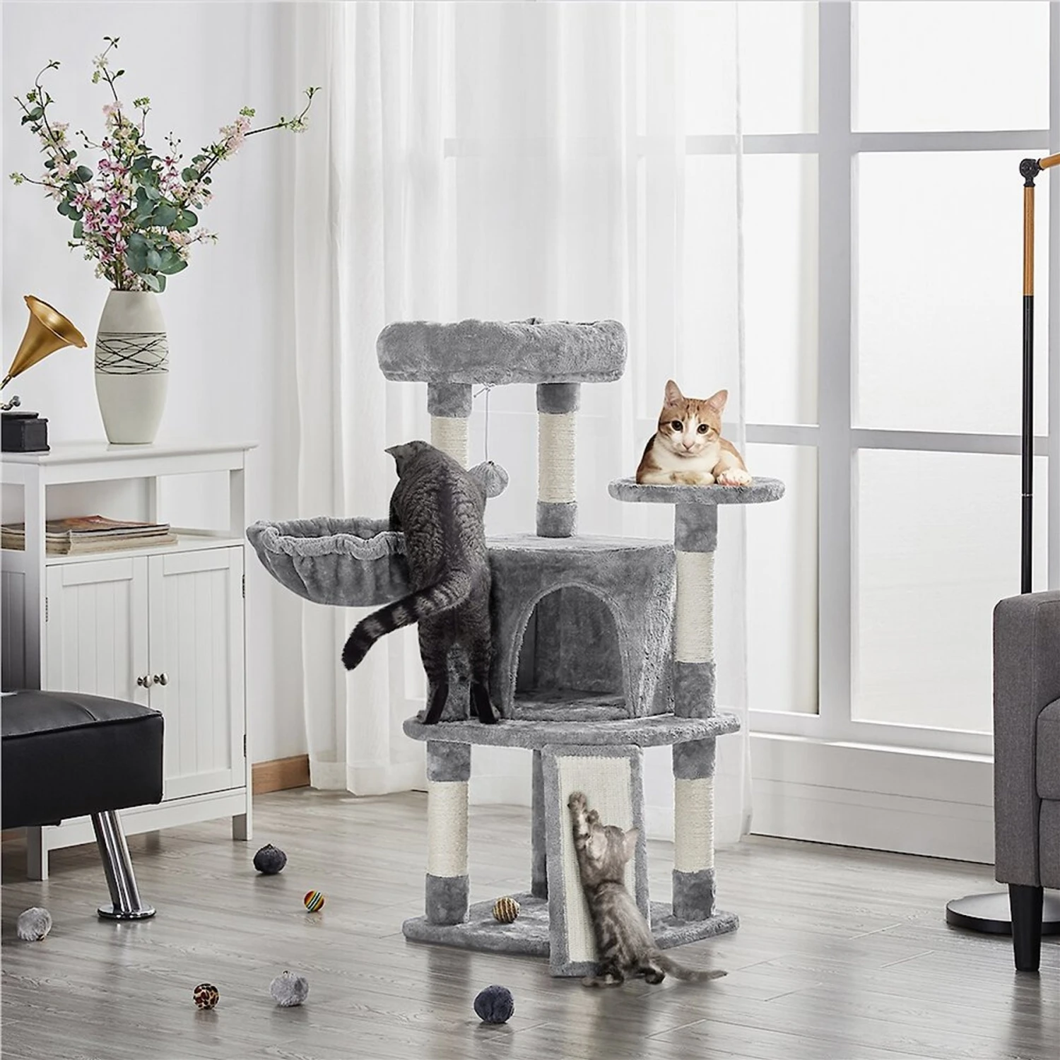 Yaheetech Professional 42-in Cat Tree 3 Yaheetech Professional 42-in Cat Tree