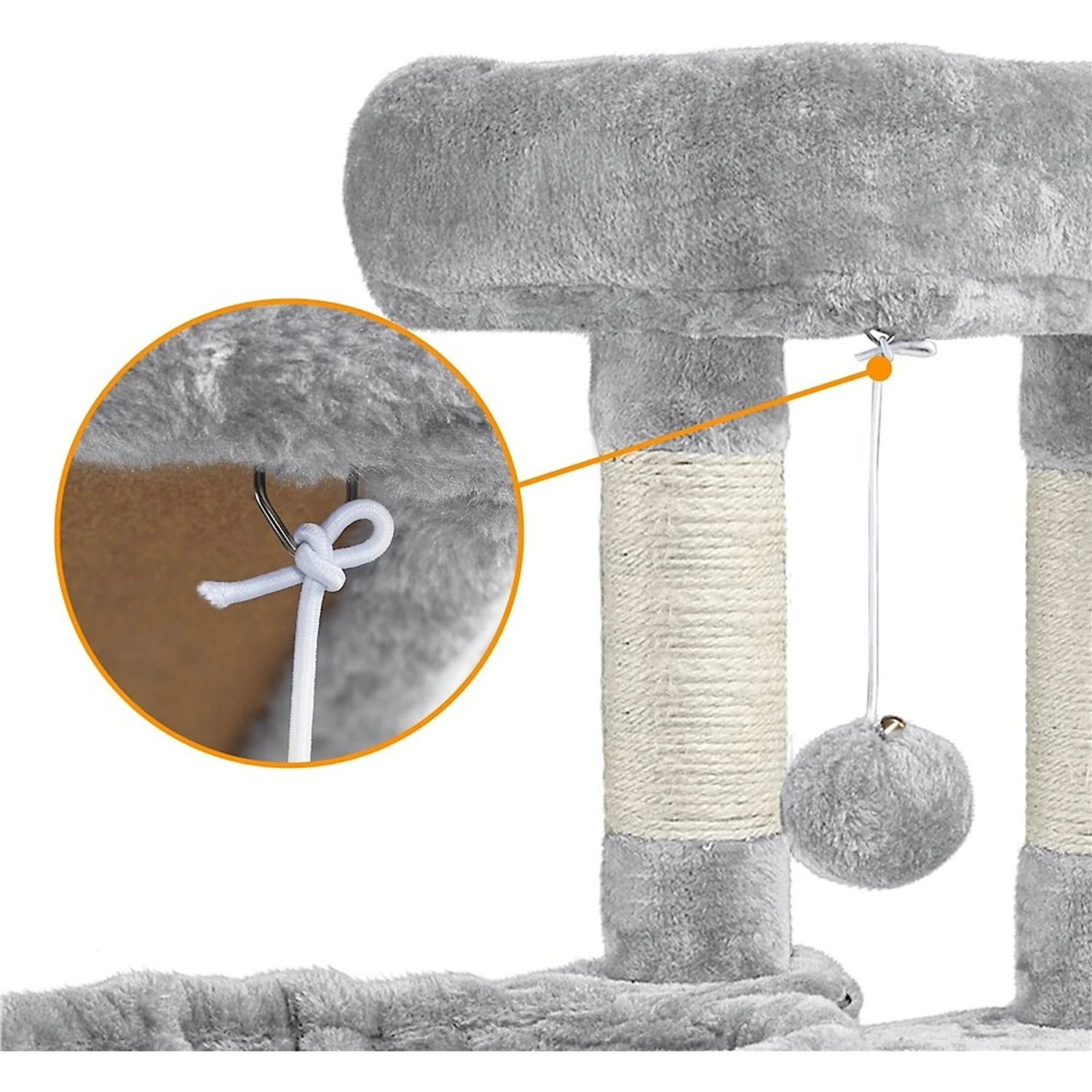 Yaheetech Professional 42-in Cat Tree 8 Yaheetech Professional 42-in Cat Tree - Image 6